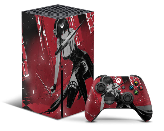 Anime Town Creations Xbox Series X Spy x Family Yor Hot Xbox Series X Skins - Anime Spy x Family Xbox Series X & S Skin