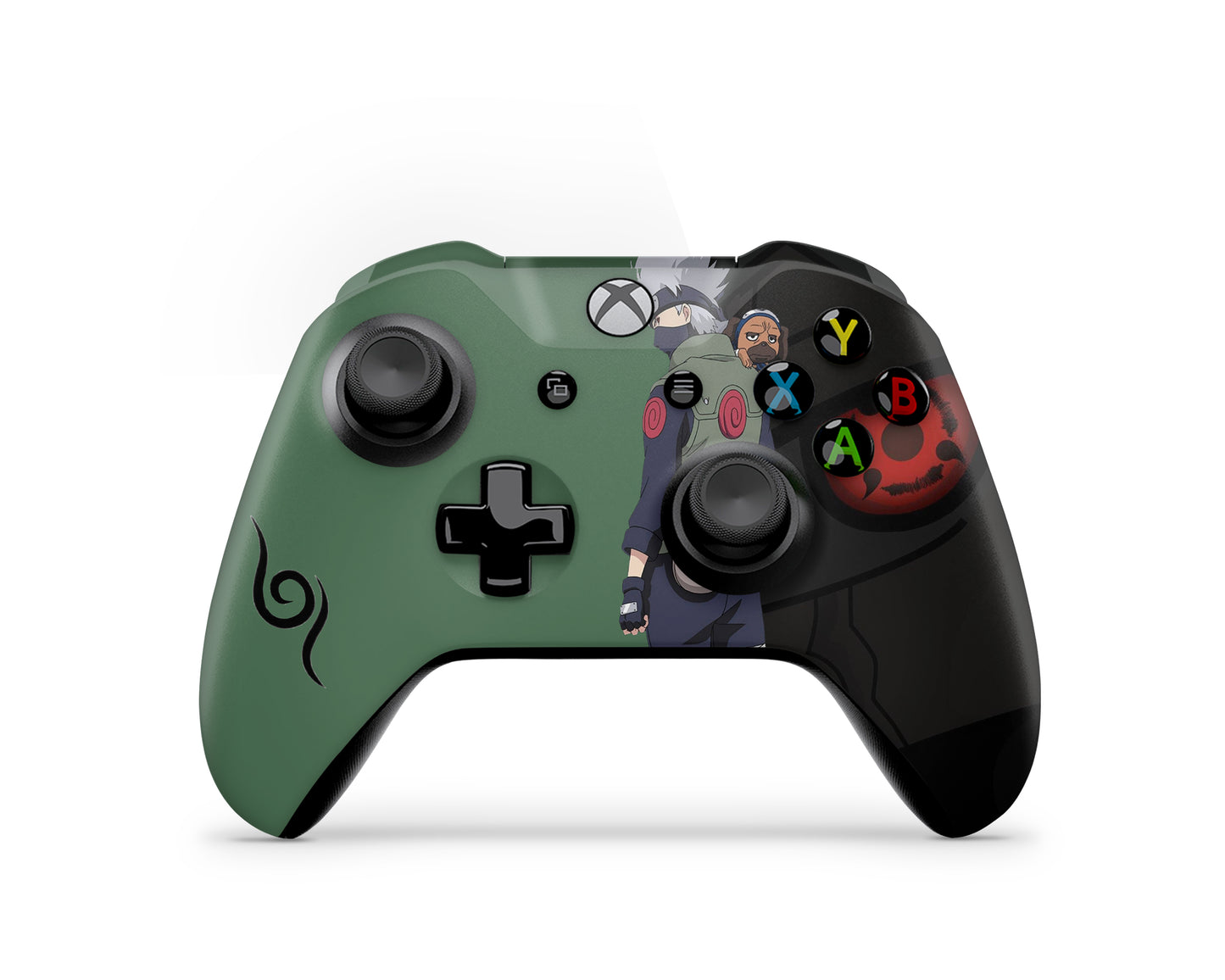 Kakashi Sharingan Dark x Green Xbox One Controller Skin