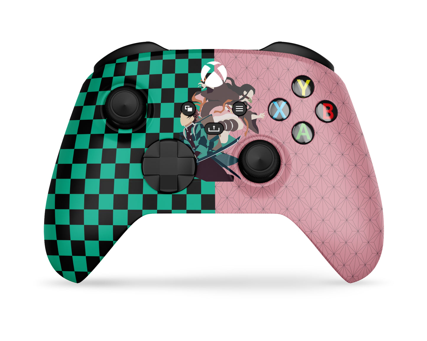 Demon Slayer Tanjiro Nezuko Green Pink Xbox Series X & S Controller Skin
