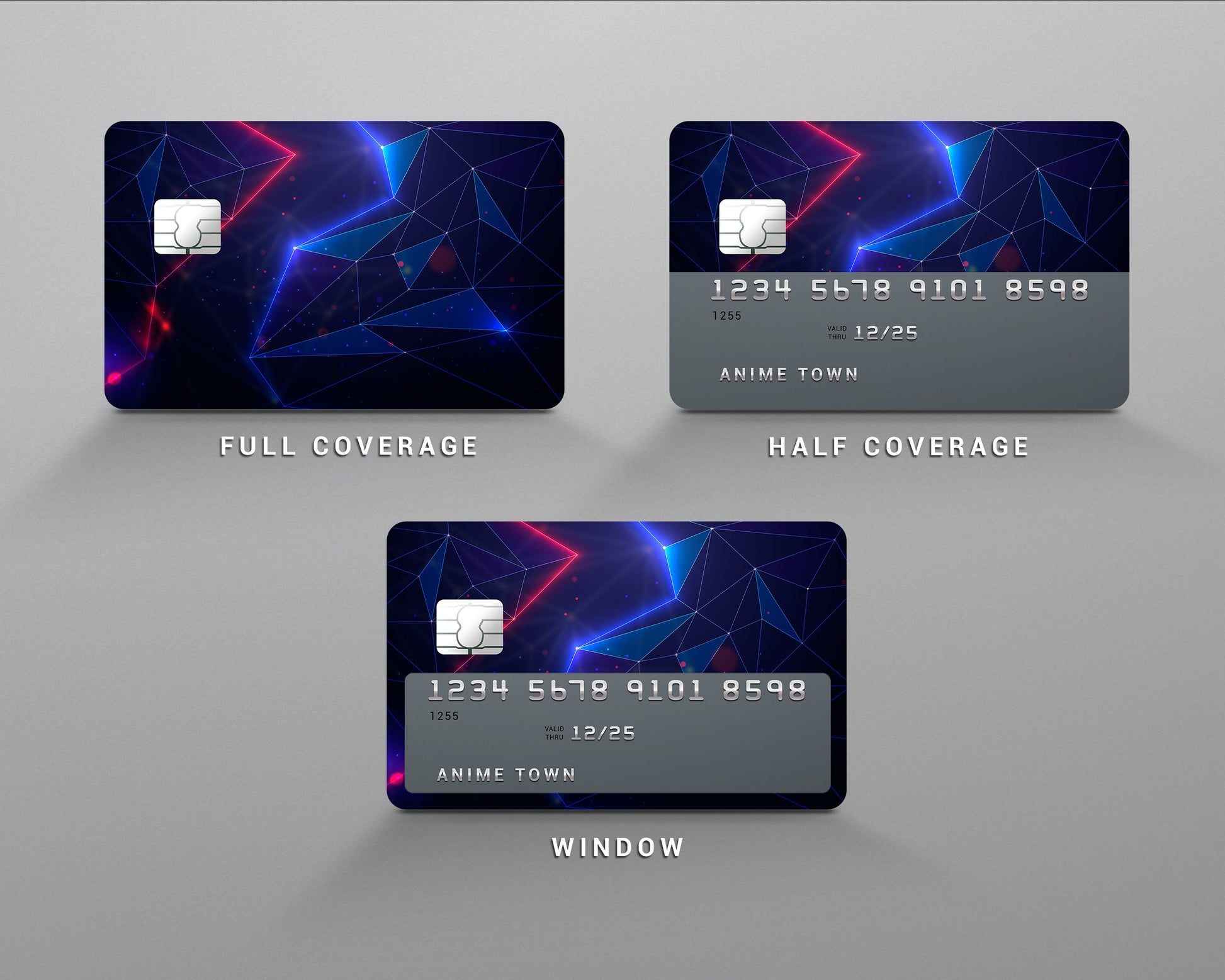 Uno Reverse Blue Credit Card Credit Card Skin – Anime Town Creations