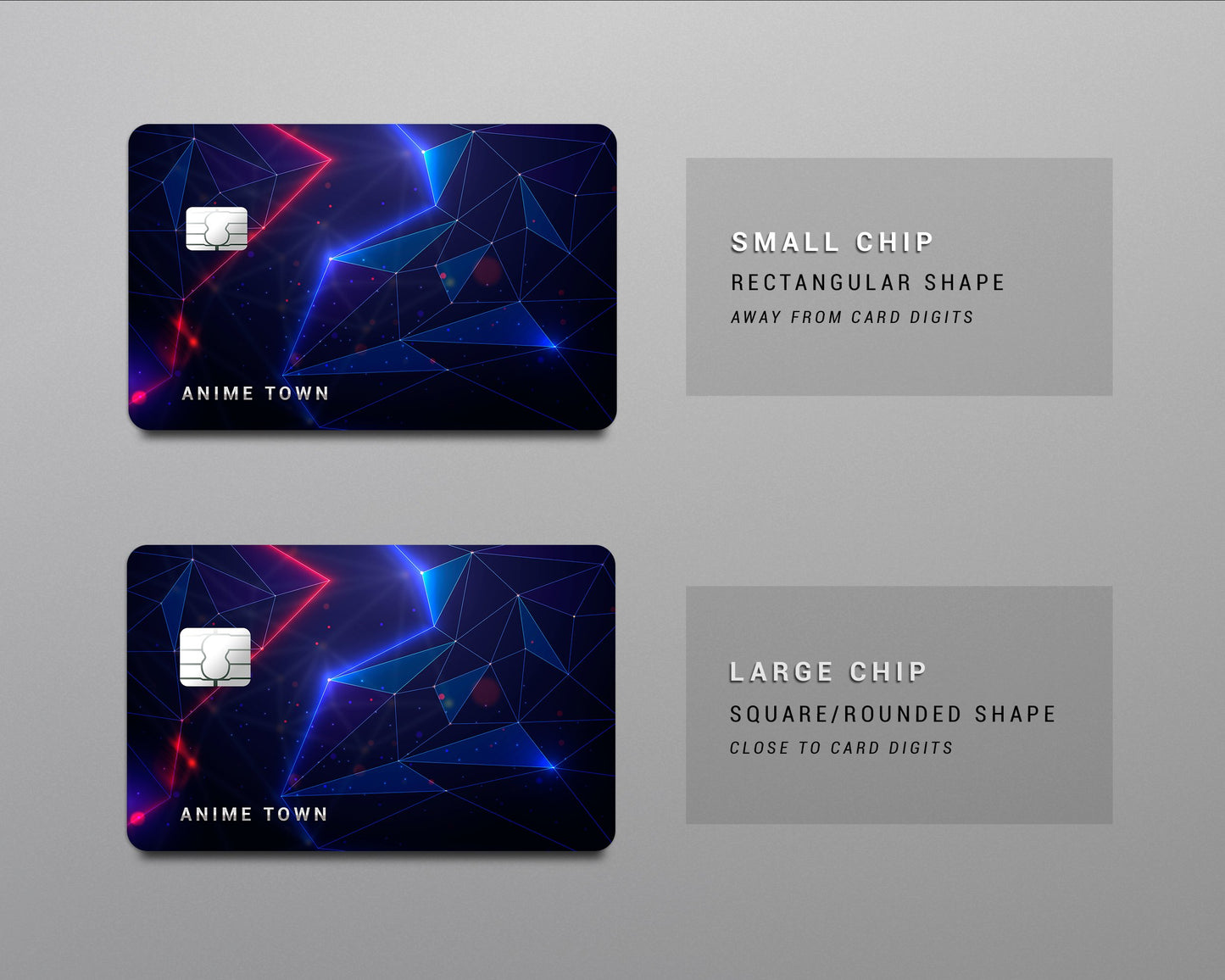Anime Town Creations Credit Card Naruto Seal Window Skins - Anime Naruto Credit Card Skin