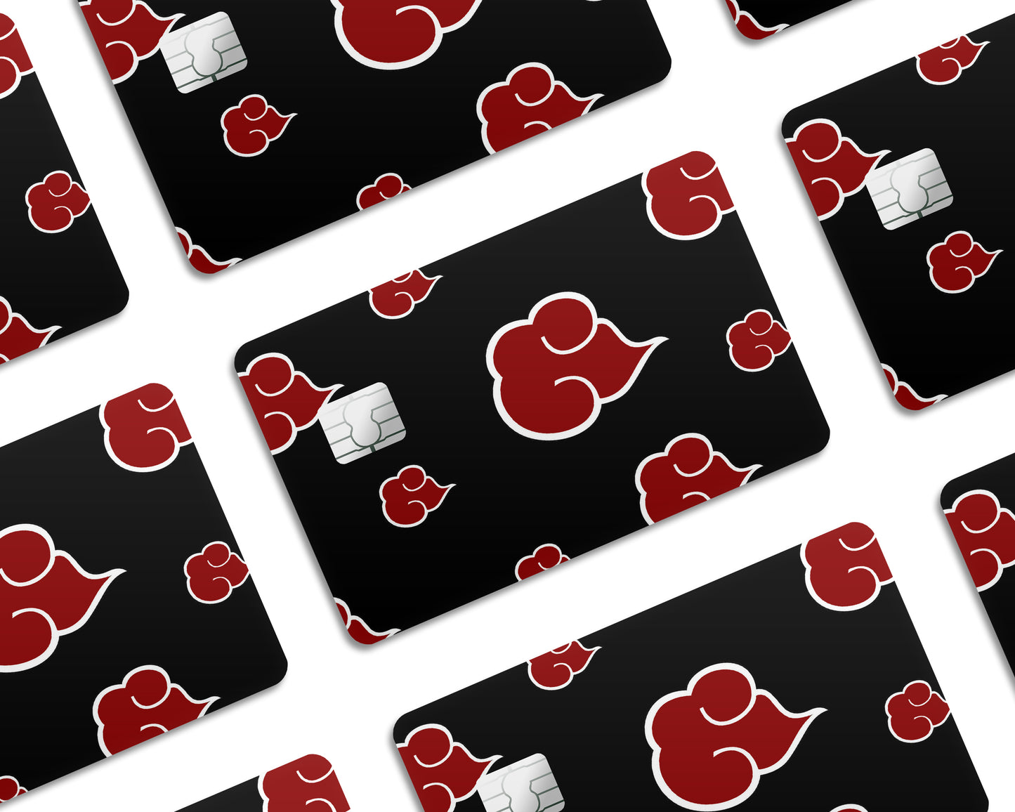 Akatsuki Pattern Credit Card Skin