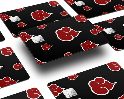 Akatsuki Pattern Credit Card Skin